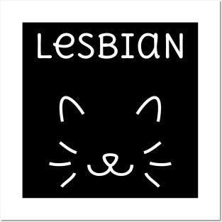 Lesbian Cat Posters and Art